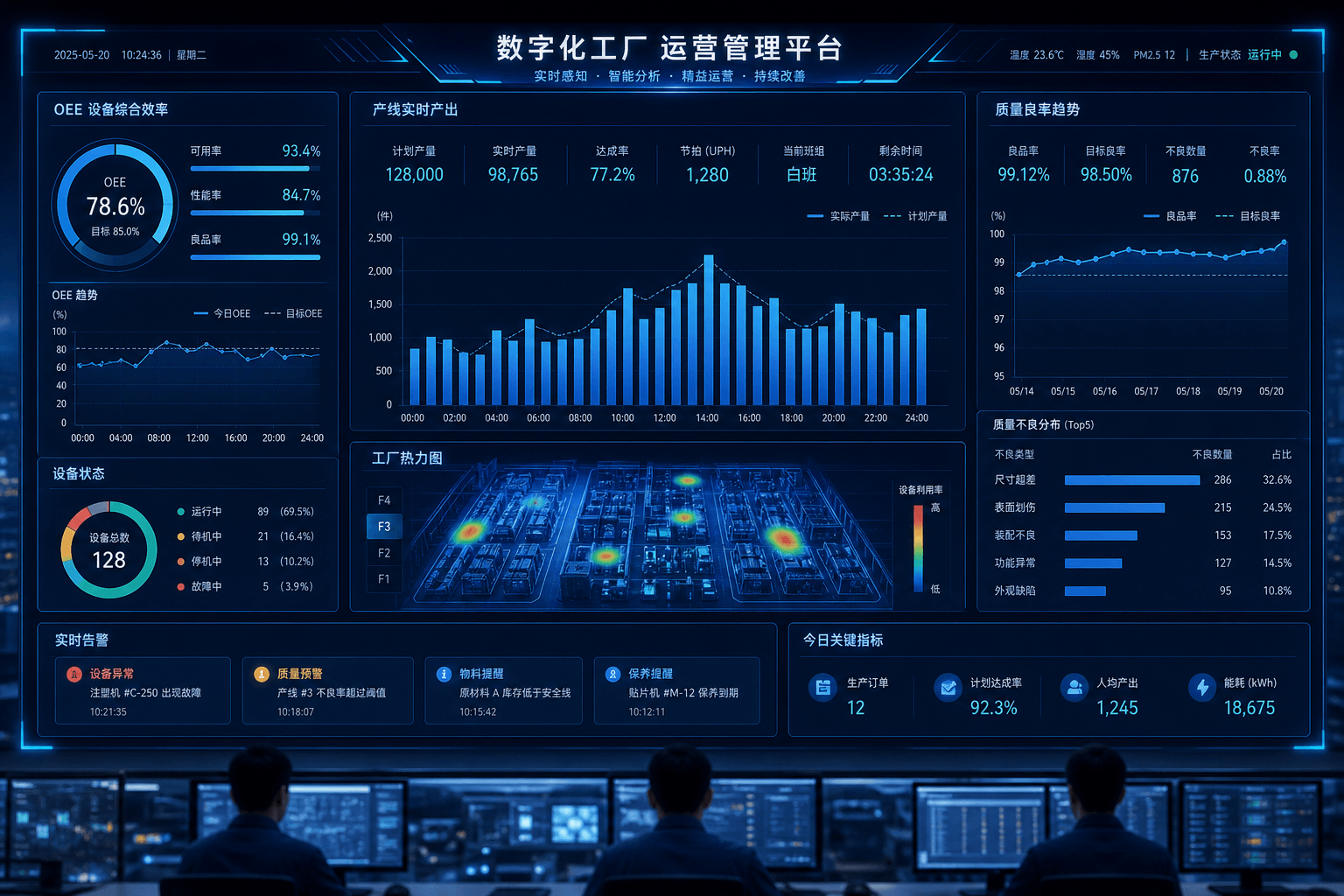 智能制造数据分析解决方案示意图